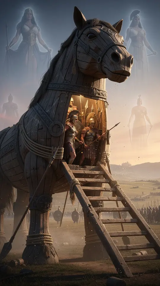 AI Video Creation: Trojan Horse Tale Reimagined