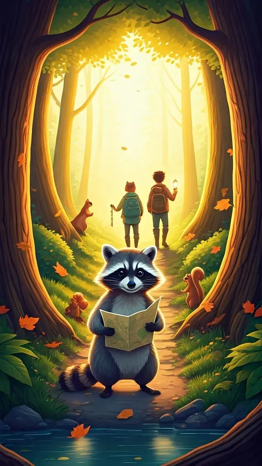 AI Video: Raccoon & Friends' Adventure