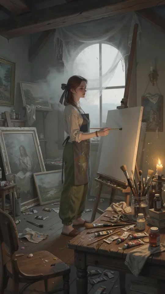 AI Video Creation: Marla's Magical Portrait Story