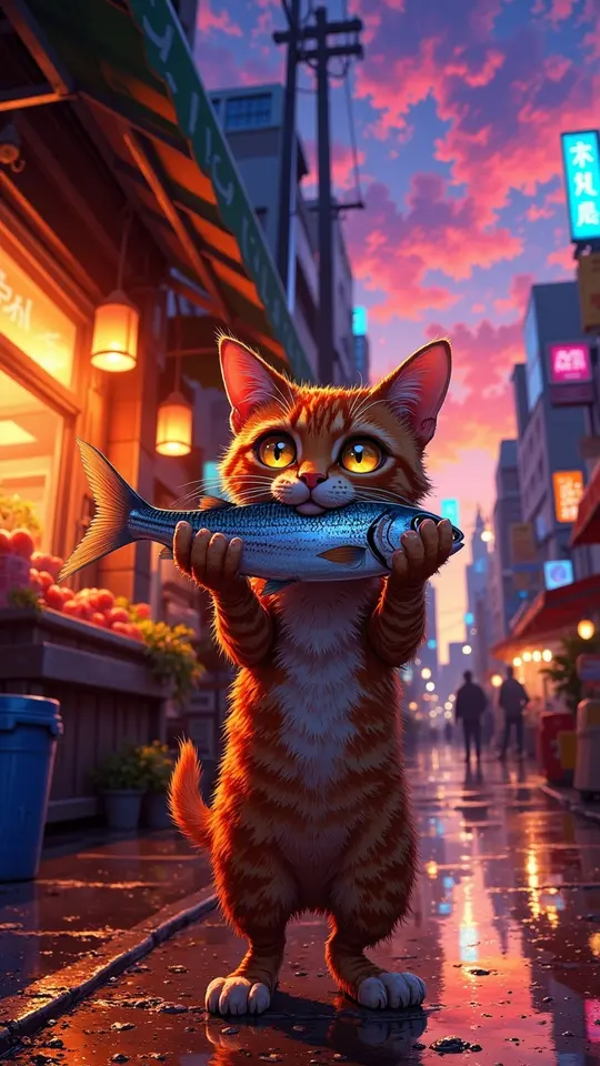 AI-Driven Cat Caper Video Creation