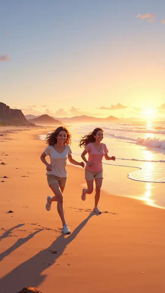AI Video: Adventurous Beach Day